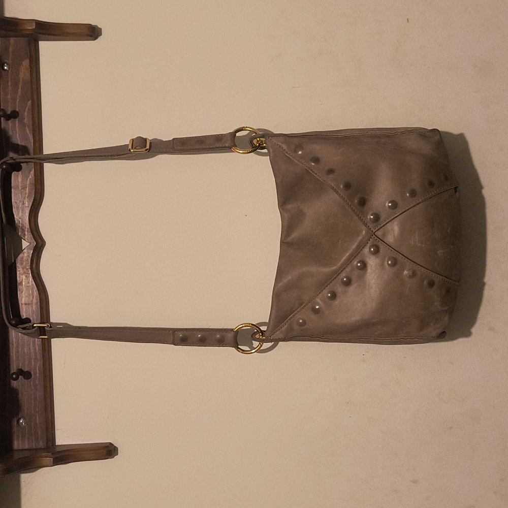 Hammitt tan leather crossbody bag